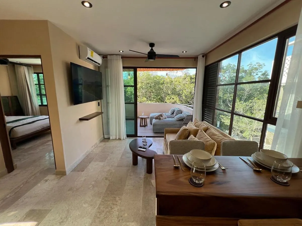 Charming Boutique Condo Jungle Views Private Pool Tulum Apartment